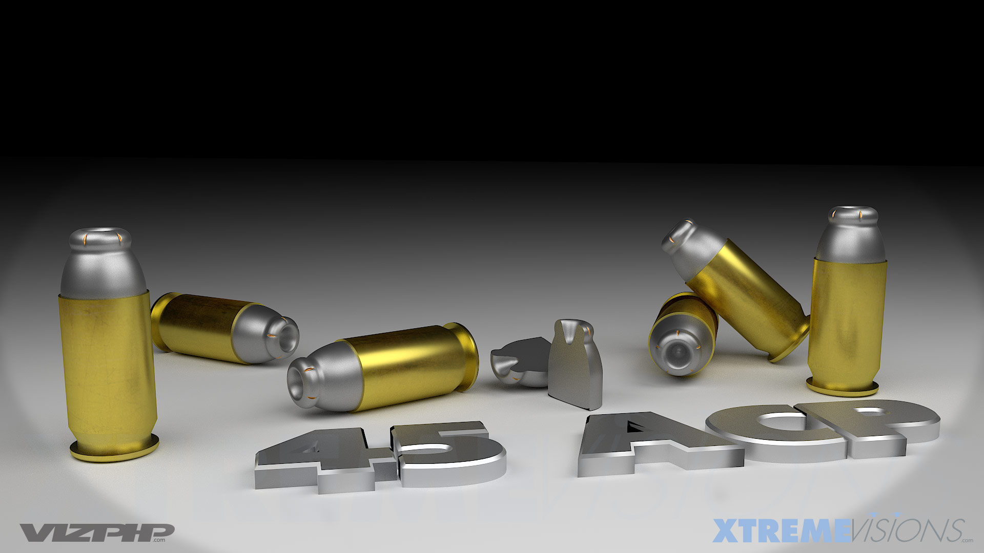 45mm ACP Ammo 3D Solid Modeling