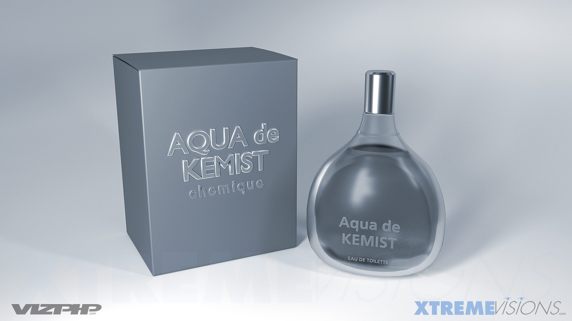 Aqua de Kemist Tinted 3D Solid Modeling