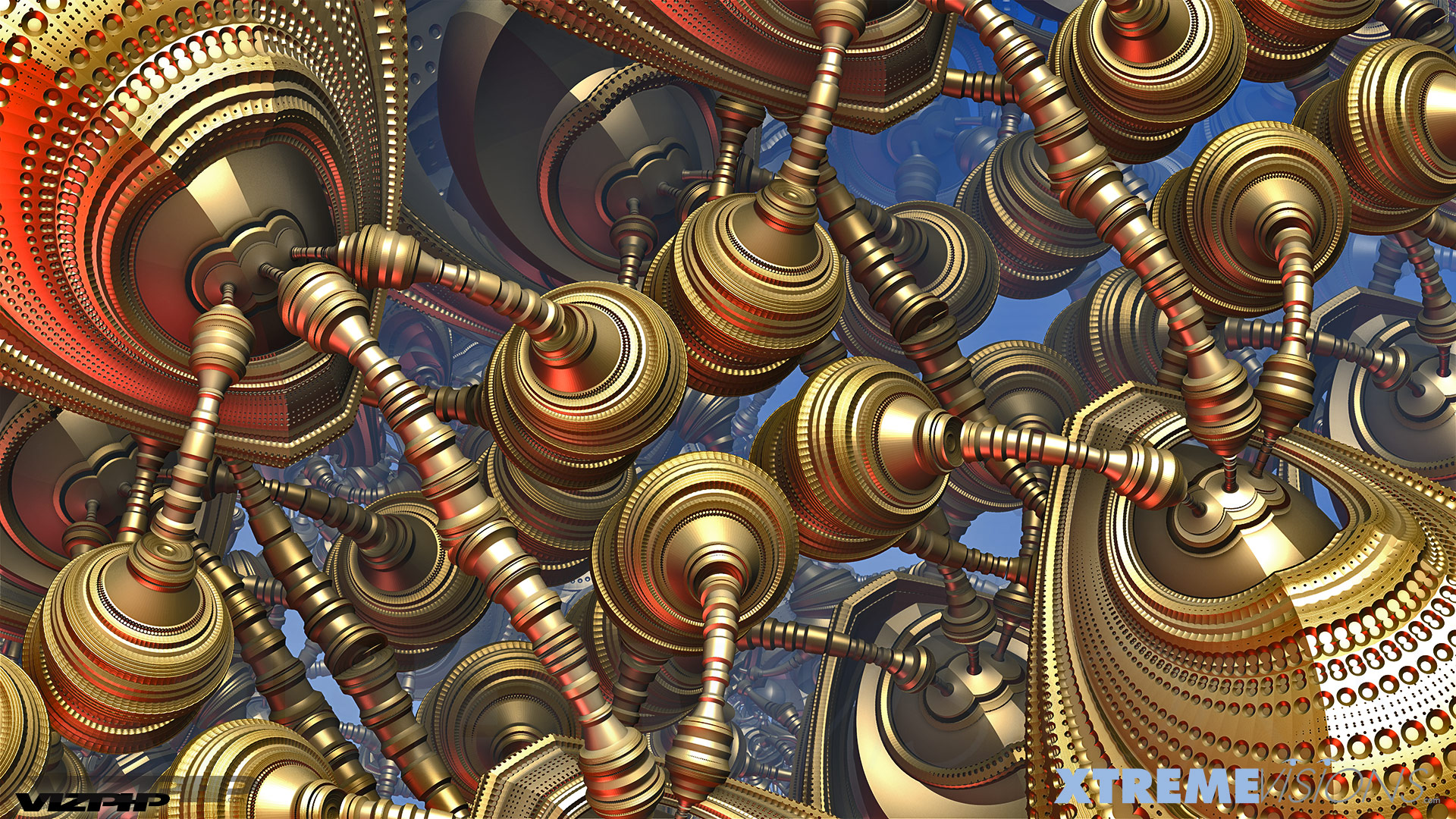 Brain Pipes 3D Fractal