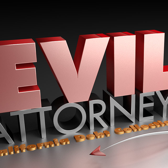 Evil Attorney 3D Logo Design